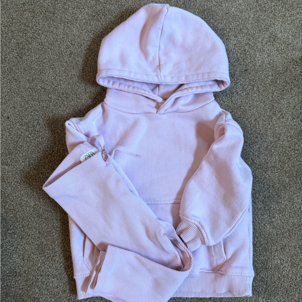 Pink hoodie and leggings set